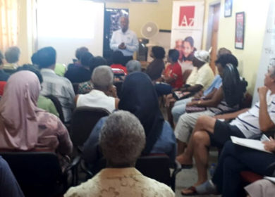 Dr Gershwin Davis presents on Dementia Prevalence in the Trinidad Population